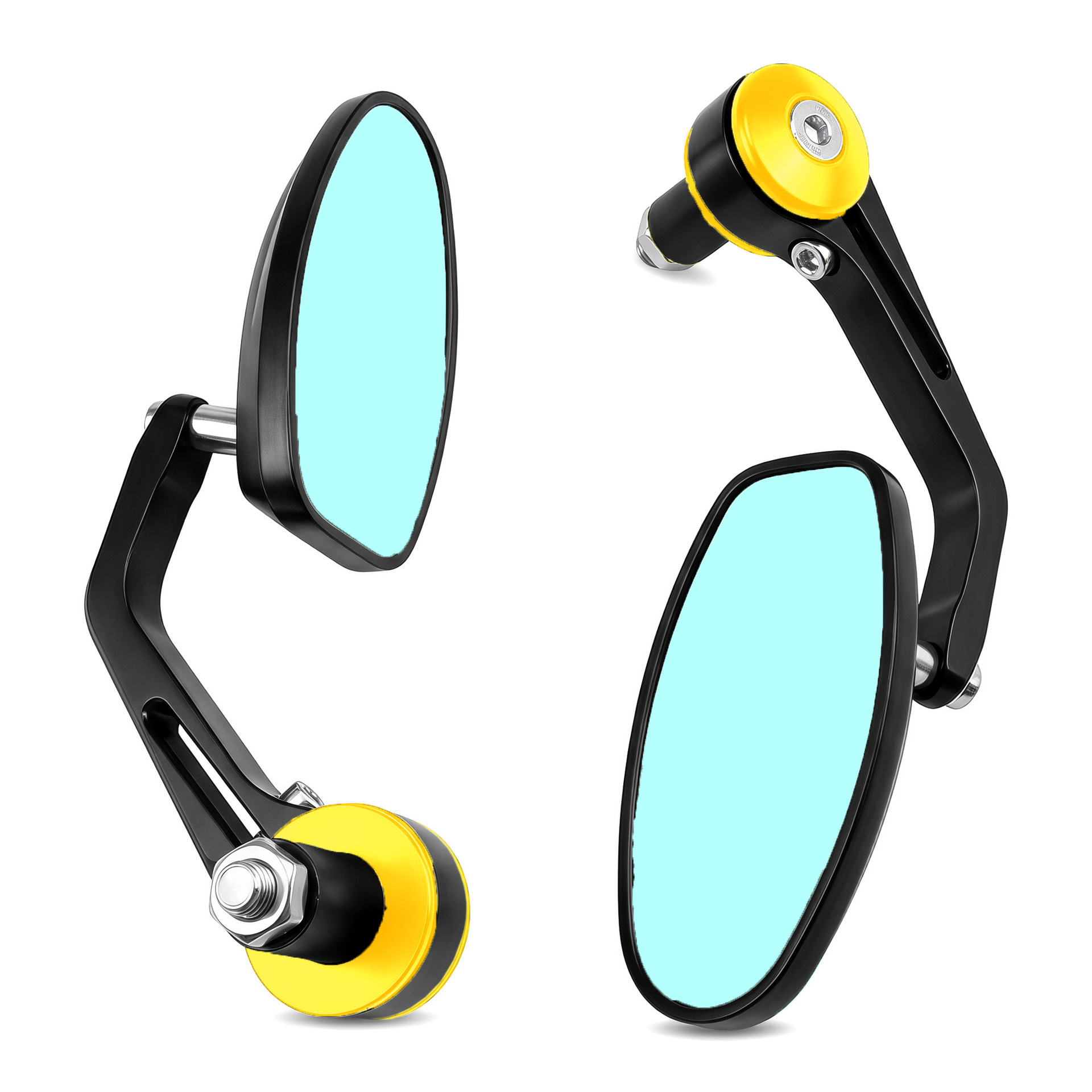 gold Blue Mirror