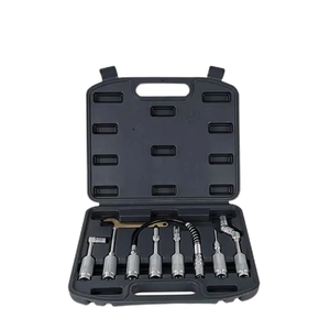 <strong>Grease</strong> <strong>Gun</strong> Accessory Kit 7pcs <strong>Grease</strong> <strong>Gun</strong> Coupler Set for Hard to Reach <strong>Grease</strong> Fittings <strong>Adapter</strong>