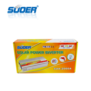 Suoer 2KVA 12V 220V功率逆变器家用离网逆变器正弦波输出5v输入60hz频率15v过压单 - Product Image 6