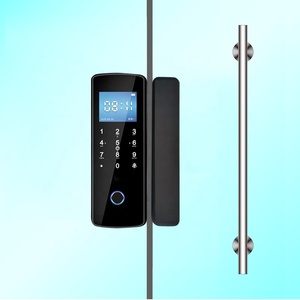 デジタル電子生体認証スマートガラスドアロックリモコン指紋ガラスロックホームオフィス用 - Product Image 6