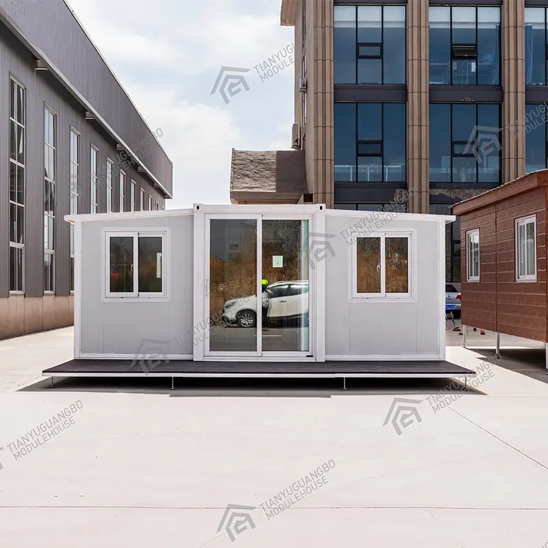 Container House With Balcony Manufacturer Container House 20feet 40 Ft Detachable Tiny House Trailer Container