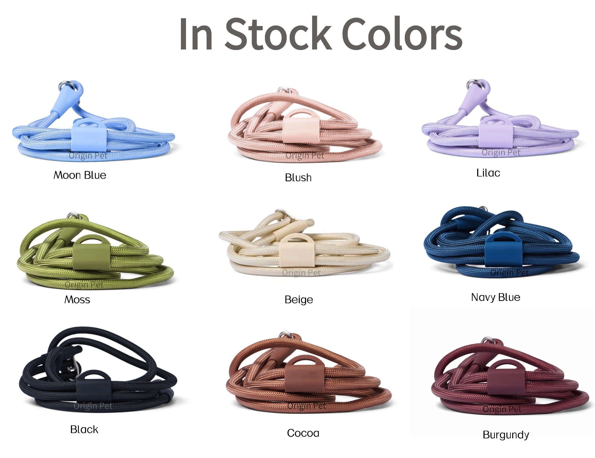 Couleurs en stock