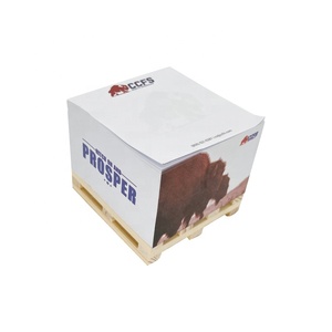 定制打印运输容器形状纸备忘录立方体块3D自粘记事本垫粘记事本 - Product Image 4