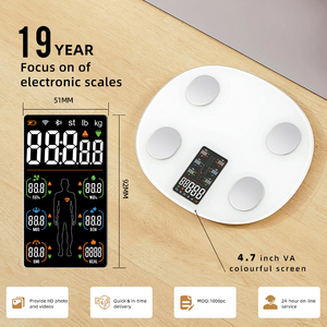 Độc Đáo Xách Tay Thông Minh Cơ Thể Chất Béo Quy Mô Cho Bluetooth Kỹ Thuật Số BMI Phân Tích Sức Khỏe Ứng Dụng Điều Khiển Mô Hình Rắn 180Kg Cho Văn Phòng Sử Dụng - Product Image 3