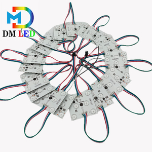 DC24V RGB方形70 * 70毫米4W 6LED全彩发光二极管区块链灯箱拉伸天花板薄膜专用发光二极管模块 - Product Image 4