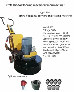Hot Sell 12 Head 600/720/850mm Stone <strong>Big</strong> Concrete <strong>Surface</strong> Floor <strong>Grinder</strong>