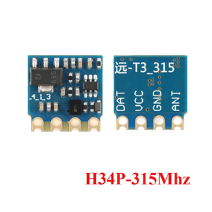 5 Stück H34P HF-Sender modul 433MHz 315MHz Drahtlose Fernbedienung Übertragung Langstrecken 1000m ASK/OOK - Product Image 2