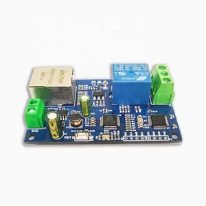 Taidacent Modbus 12V Placa de relé 1CH Modbus TCP Módulo de relé IP Módulo de relé de control Lan Ethernet de 1 vía - Product Image 1