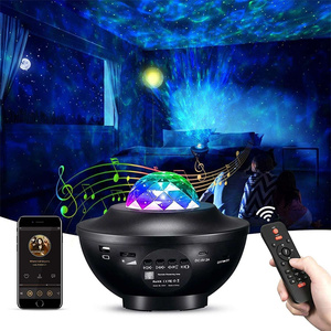 Remote <strong>Control</strong> 10 Color RGB Lamp Timing Switch Connected to Bluetooth Projection Lamp Atmosphere <strong>Portable</strong> Speaker - Product Image 6