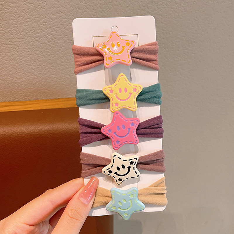 1 - Pentagram Hair Tie 5 Bags