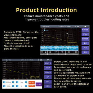 Đa chức năng OEM & ODM mạng quang thử nghiệm với OPM VFL 10mW jw3302k OTDR sợi quang Tester với phát hiện nhanh chóng - Product Image 6