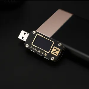 QC3.0/2,0 0-24 В POWER-Z KM001 PD тестер USB Цифровой вольтметр инструмент для тестирования напряжения и токовой пульсации двойной Type-C инструмент - Product Image 4