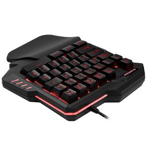 G92有线游戏键盘，带RGB背光35键人体工学单手键盘 - Product Image 2