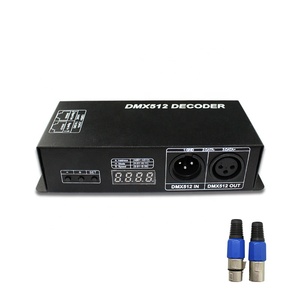 DC12-24V 3-канальный RGB DMX светодиодный контроллер 4-канальный RGBW DMX512 светодиодный контроллер DMX512 декодер DMX512 с цифровым дисплеем - Product Image 2