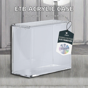 Pokmon TCG Sammelkarten spiel Acryl Elite Trainer Box Vitrine Modern Style Abnehmbare Magnet deckel Stapelbar für ETB Case - Product Image 2