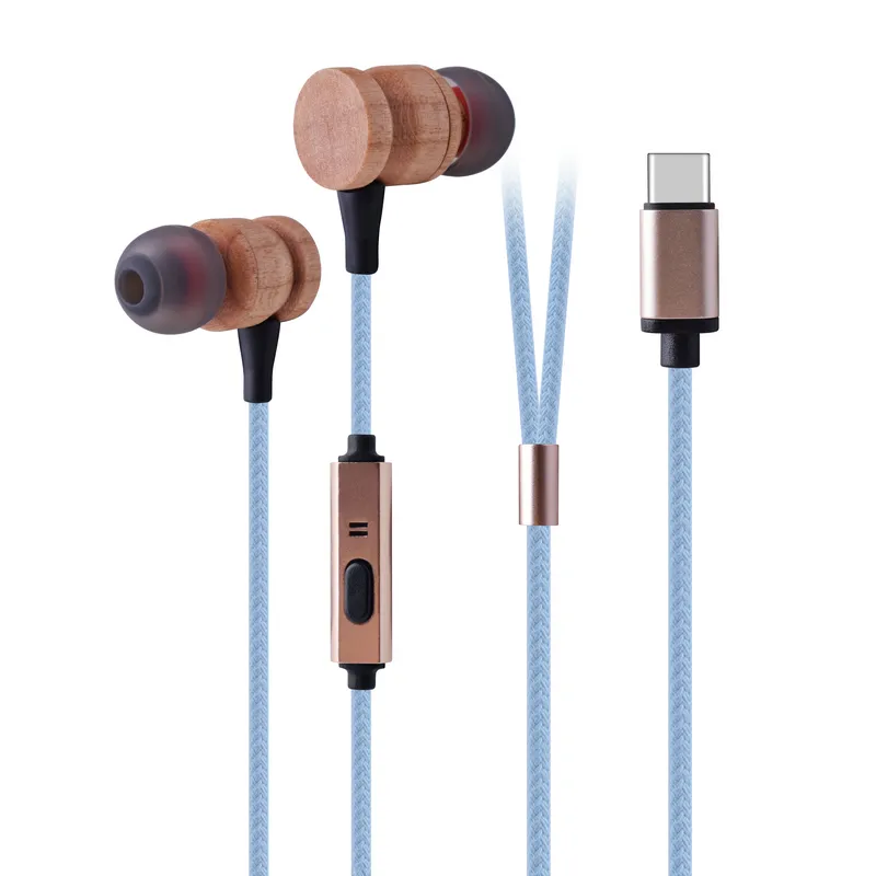Auriculares de alta calidad con cable tipo C, Oem, intrauditivos, con micrófono