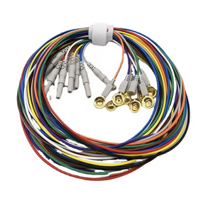 Dây điện cực não Dây EEG Dây dẫn điện não Dây điện cực gắn đĩa mạ vàng DIN1.5mm - Product Image 4