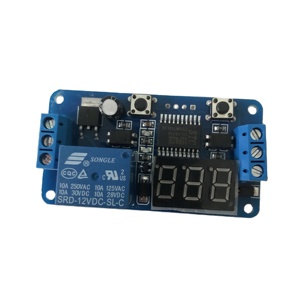 DC 12V PLC Automation LED-Anzeige Digital Delay Timer Relay Steuersc halter modul - Product Image 1