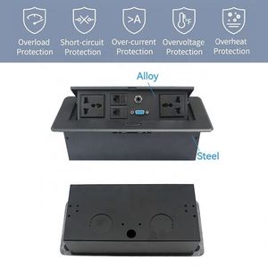 マルチメディア電気ユニバーサルコンセントソケットデスクトップポップアップソケットRj45ソケット - Product Image 6
