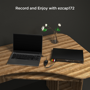 Tarjeta de captura de vídeo Ezcap172 USB2.0, convertidor RCA USB Hi8 Digital para reproductor de cinta DVD, accesorios de Audio y vídeo para VHS VCR - Product Image 6