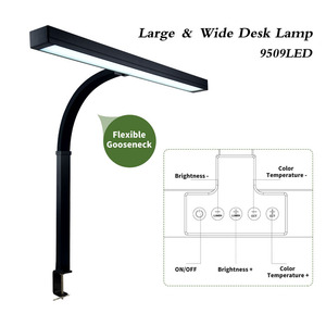 便携式大宽灯9509LED金属工作台灯高台灯可调光办公照明台灯 - Product Image 5
