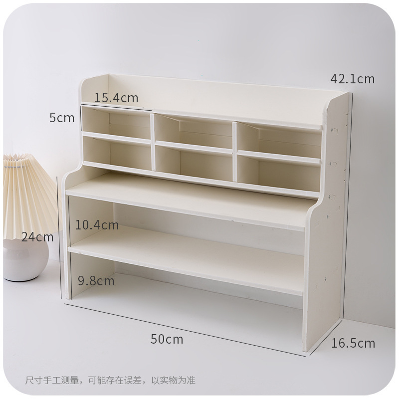Étagère de bureau à 4 niveaux, 50 cm
