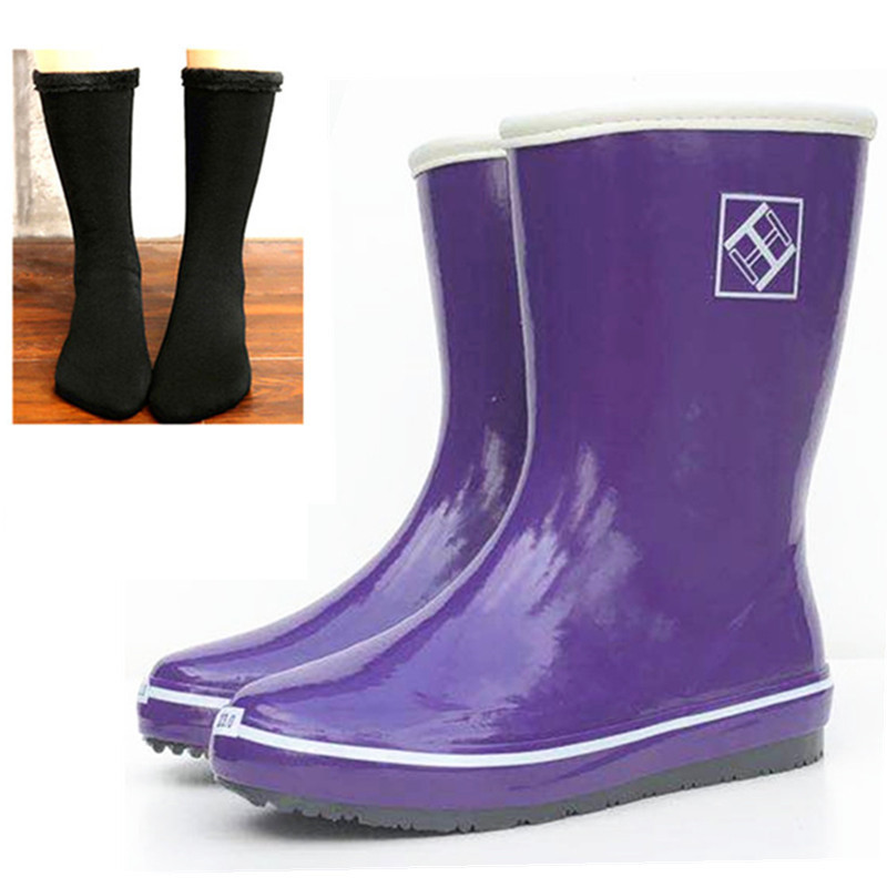 Violet+ plush socks