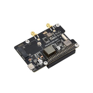 Adaptador PCIe a M.2 E KEY con función PoE para Raspberry Pi 5, Compatible con NGFF (M.2 E Key) NIC inalámbrico, RPI5 PCIe HAT - Product Image 5