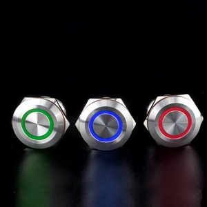 Hot Sales Quality 19mm Metal Led <strong>Push</strong> <strong>Button</strong> <strong>Switch</strong> Waterproof Self-recovery/self-<strong>locking</strong> <strong>Switch</strong> With Light Factory Outlet - Product Image 5