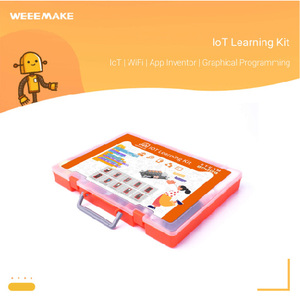 K12 IOT Learning Kit con il concetto di messa a fuoco Scratch WLAN IoT Platform Server connessione WiFi APP inventore Design Kit di robotica