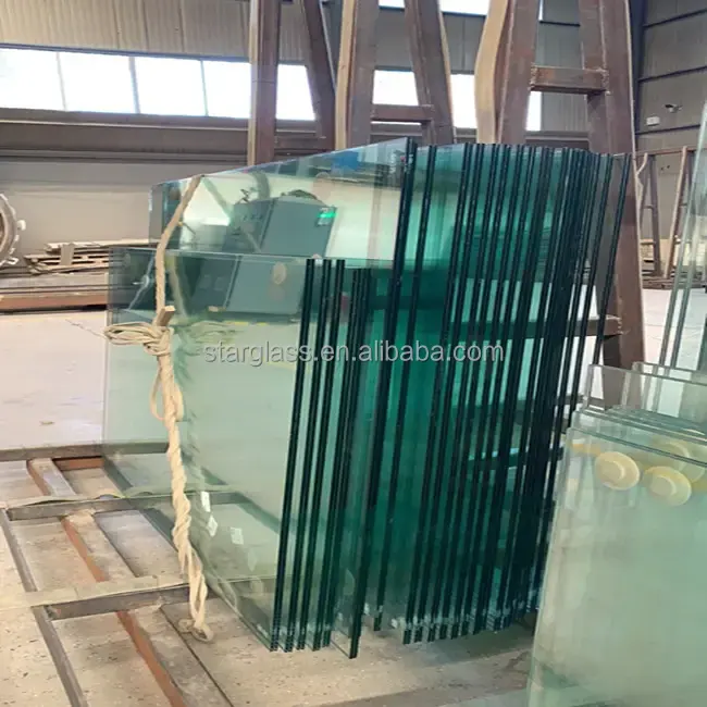 high quality PVB safety tempered laminated glass floor construction