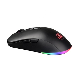 Ergonomic Recharge 600mAh Programable Mouse 2.4g Dual Wireless Wired DPI Led Rgb Optical Driver Gaming anpassen Software Mice