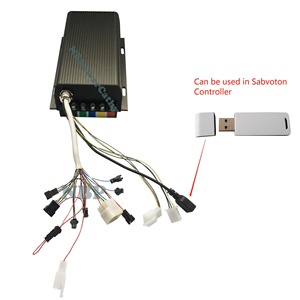 48v-72v 80A 100A 150A 200A наборы контроллеров Sabvoton с системой индикации TFT UKC1 Bluetooth контроллер электрического велосипеда Синусоидальная волна - Product Image 3