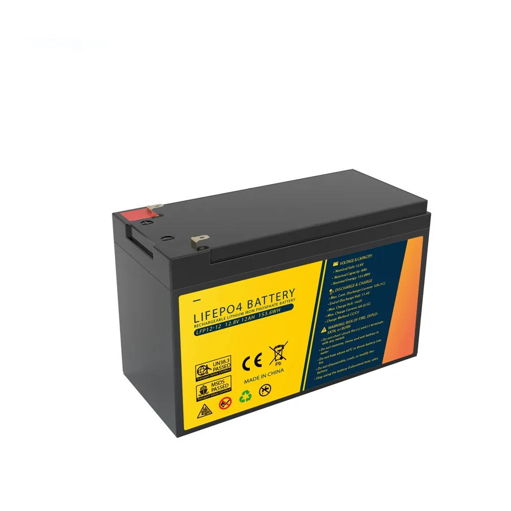 Batterie au lithium lifepo4 Rechargeable à cycle profond Offre Spéciale 12ah 10ah