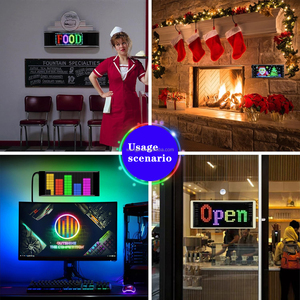 RGB Flexible Programmable Matrix Screen <strong>LED</strong> Car Display Ultra-Thin Mobile App Changing Digital Signage Displays - Product Image 3