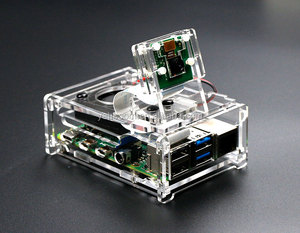 <strong>Raspberry</strong> <strong>Pi</strong> 4B Acrylic <strong>case</strong> with Cooling Fan Compatible with 3.5 Inch Screen and Camera - Product Image 3