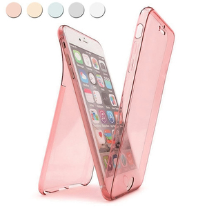 360度全盖外壳前后TPU适用于iphone 6s 7 8 Plus三星透明防断软硅手机壳 - Product Image 4
