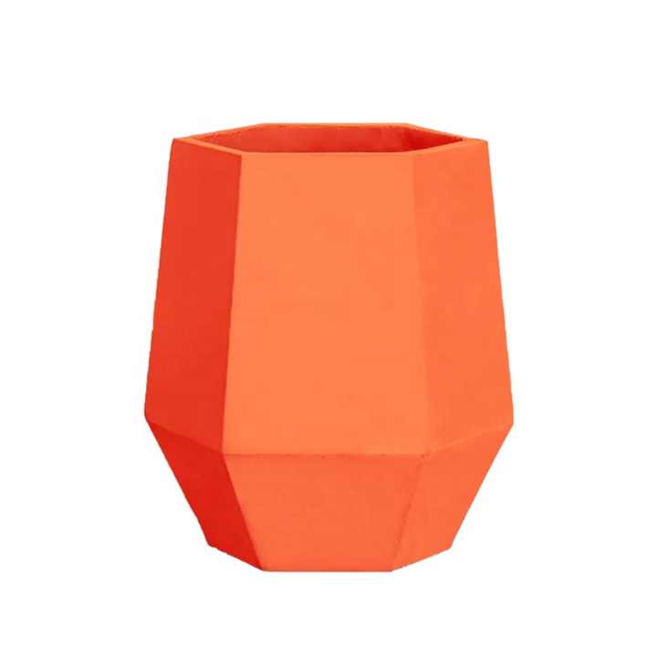 Elegant Pink Flower Design Custom Color Vase with PU Cover for Home Decor Wedding Garden Application Fashionable Stylish Vase