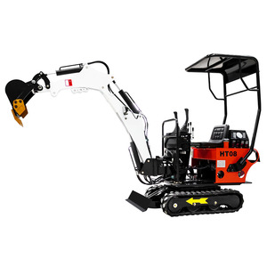Form HT08 için Mini kepçe makine 0.8T Mini ekskavatör bahçe ekskavatörler - Product Image 4