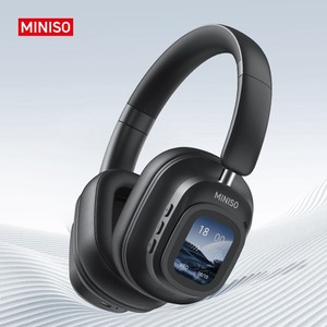 Miniso G90 Bluetoothヘッドセットスクリーン付きANCノイズリダクション5.4ワイヤレスEarbud HiFiステレオサブウーファーヘッドセット - Product Image 3