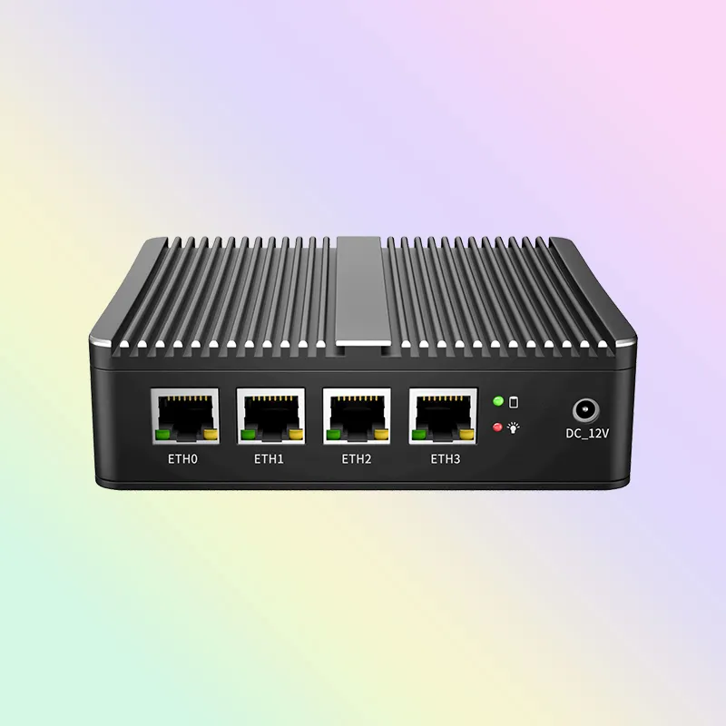 Guanfeng OEM ODM J4125 dört çekirdekli in-tel 2.5G i225 i226 2.5GBE NICs AES-NI pfSense masaüstü Mini bilgisayar PC