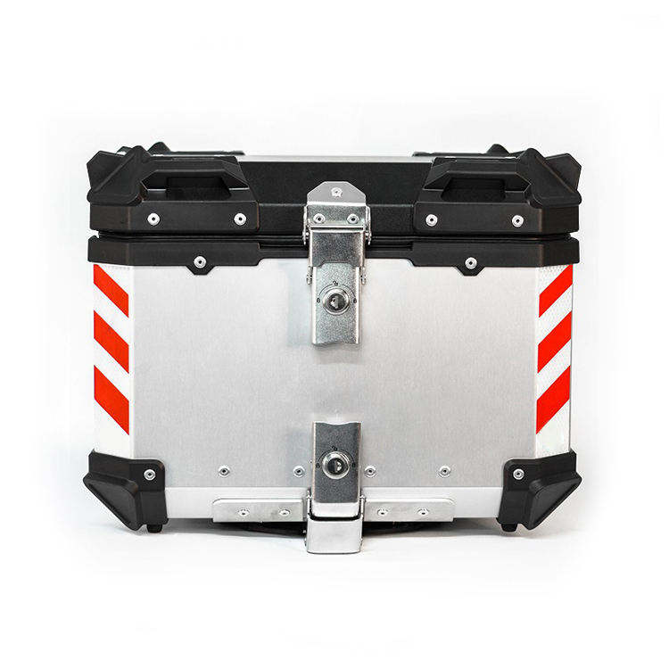 Coffre supérieur argenté 45L