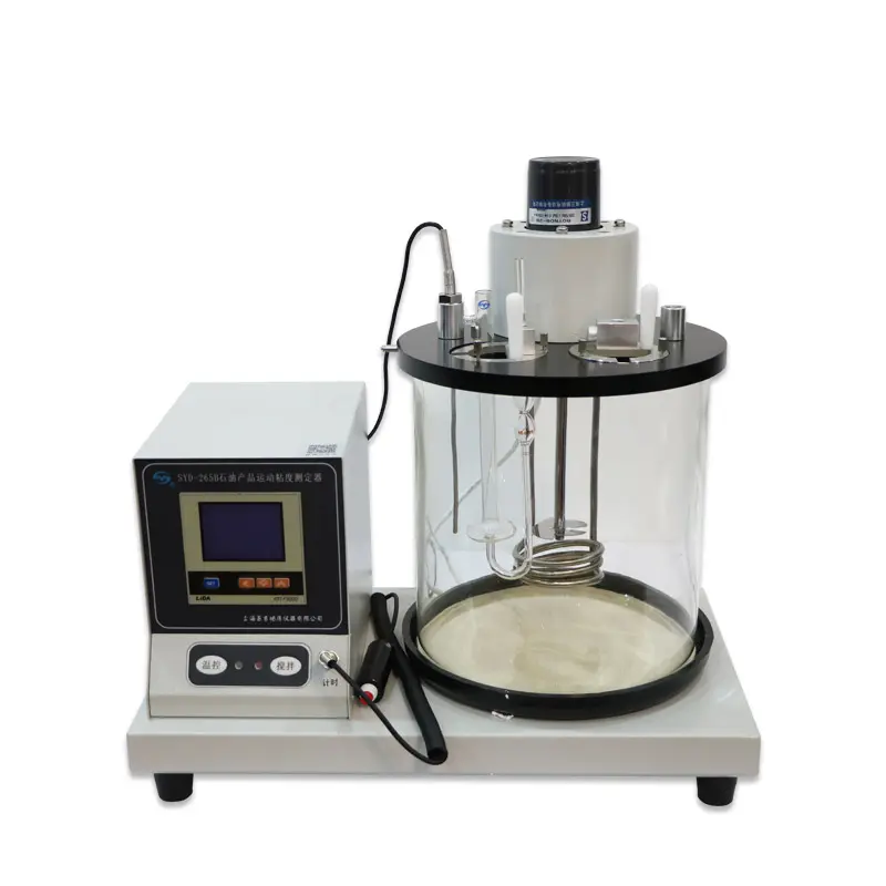 Viscosímetro kinemático de fácil operación, equipo de medición de viscosidad para análisis de aceite, ASTM D445