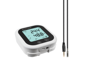 Termohigrómetro con software para PC, sistema de aplicación móvil con sonda externa, registrador de datos de temperatura y humedad, Termohigrómetro con sonda externa - Product Image 2