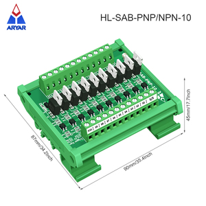 Placa amplificadora de señal PLC de microordenador de un solo Chip de 10 canales entrada y salida NPN/PNP aislamiento de fotoacoplador de entrada - Product Image 3