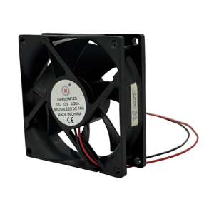 80x80x25 bóng kép mang 5V 80mm 8025 máy tính mini Trường hợp trục quạt làm mát 12V DC miễn phí đứng lưỡi nhựa - Product Image 2