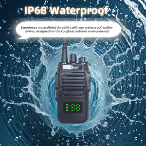 Display a LED IP68 impermeabile Walkie Talkie PMR Free-licenza SOS Radio con cavo di programmazione per magazzini fabbriche college - Product Image 4