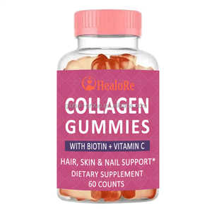 OEM vitaminleri biyotin kollajen sakızlı ayılar saç vitamini biyotin Gummies kollajen beyaz güzel cilt kollajen Gummies - Product Image 1