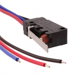 D2VW-01L1-1MS密封された小さな基本スイッチ0.1Aロングハンドル - Product Image 1