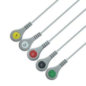 医療アクセサリーContec CMS 9000 Dinスタイル5リード0.9M ECGリード線TLC9803 IEC ECGケーブルスナップコネクタ付き - Product Image 3
